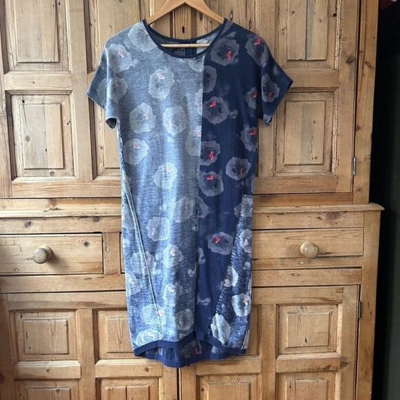 Cashmere House  S / M‎ (?) Floral Printed Patchwork Cotton Dress - Picture 1 of 7